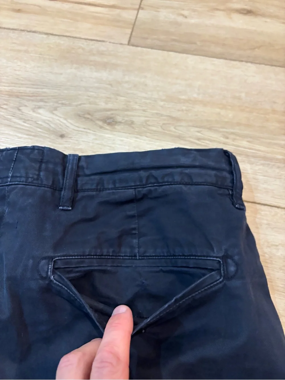 Todd Snyder Pants Men's 30x32 Navy Blue Chino Trousers Cotton Stretch